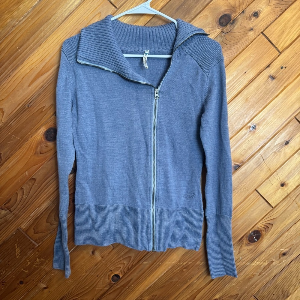 Kuhl Women's Merino Wool Blend Zip-Up Sweater Size Small